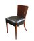 Czech H214 Chairs in Walnut & Faux Leather by J. Halabala, 1930s, Set of 2, Image 2