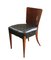 Set of Czech H214 Chairs in Walnut & Faux Leather by J. Halabala, 1930s 2