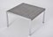 Vintage German Steel and Aluminum Coffee Table, 1960s, Image 1