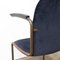 Vintage Copper 413R Side Chair in Blue Corduroy Fabric by Willem H. Gispen, Image 2