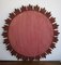 Mid-Century Golden Sun Mirror 17