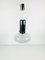 Lámpara colgante italiana vintage de cristal de Murano y cromo, años 70, Imagen 8