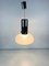 Lampe à Suspension Vintage en Verre de Murano et Chrome, Italie, 1970s 3