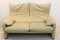 Maralunga Leather Two-Seater Sofa by Vico Magistretti for Cassina, 1980s, Image 5