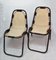 Vintage Canvas & Steel Chairs, Set of 2 8