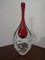 Murano Sommerso Glass Teardrop Vase by Flavio Poli, 1960s 1