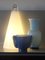 Iceberg Opaline Glass Table Lamps from SCE, 1970s, Set of 2 2