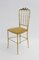 Italian Chiavari Brass Chair, 1950s, Image 1