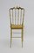 Italian Chiavari Brass Chair, 1950s 5