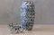 Grey and Blue Porcelain Fever Vase by Gur Inbar 3