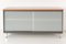 Dutch Sideboard with Glass Sliding Doors from Gispen, 1950s, Image 1