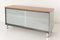 Dutch Sideboard with Glass Sliding Doors from Gispen, 1950s 13