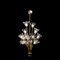 Lámpara de araña Pyra de latón de Emil Stejnar para Rupert Nikoll, años 50, Imagen 5