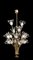 Lámpara de araña Pyra de latón de Emil Stejnar para Rupert Nikoll, años 50, Imagen 3