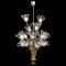 Large Pyra Brass Chandelier by Emil Stejnar for Rupert Nikoll, 1950s, Image 2