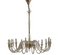 Large Murano Amber-Glass Chandelier, 1950s 1