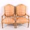 Antique Gustavian Gilded Armchairs, Set of 2 1