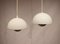 Flowerpot Model VP1 Pendants in White by Verner Panton, 1970s, Set of 2 2