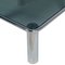 Mid-Century Modern Smoked Glass & Chrome Coffee Table by Mario Bellini 4