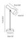 Lampe de Bureau Wormhole en Aluminium Bleu par Simone Calcinai pour Brass Brothers 2