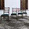 Sculptural Walnut & Emerald Velvet Dining Chairs by Paolo Buffa, 1948, Set of 4 3