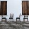 Sculptural Walnut & Emerald Velvet Dining Chairs by Paolo Buffa, 1948, Set of 4 2