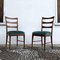 Sculptural Walnut & Emerald Velvet Dining Chairs by Paolo Buffa, 1948, Set of 4, Image 8