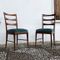 Sculptural Walnut & Emerald Velvet Dining Chairs by Paolo Buffa, 1948, Set of 4 9