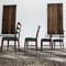 Sculptural Walnut & Emerald Velvet Dining Chairs by Paolo Buffa, 1948, Set of 4, Image 7