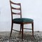 Sculptural Walnut & Emerald Velvet Dining Chairs by Paolo Buffa, 1948, Set of 4 1