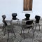Mid-Century Curved Wood Industrial Chairs by Adam Stegner for Pagholz Flöttoto, 1971, Set of 6 4