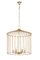 Small Cage Chain Chandelier by Niccolo De Ruvo for Brass Brothers, Image 1
