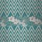 Flowers and Chevron Pattern 4 Wandverkleidung aus Stoff von Chiara Mennini für Midsummer-Milano 1