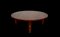 Grande Table Basse Ronde Mid-Century en Teck, Italie, 1950s 1