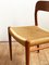 Mid-Century Danish Model 75 Dining Chairs by Niels O. Møller for J.L. Møllers, 1960s, Set of 2, Image 12