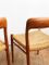 Mid-Century Danish Model 75 Dining Chairs by Niels O. Møller for J.L. Møllers, 1960s, Set of 2, Image 13