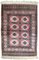 Vintage Handmade Uzbek Bukhara Rug, 1960s, Image 1