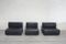 Vintage Modular Leather Sofa Black, Image 45