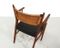 Woven Cane & Teak Dining Chairs, 1960s, Set of 4, Image 4