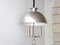 Space Age Brushed & Chrome-Plated Steel Pendant Light, 1970s 8