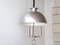 Space Age Brushed & Chrome-Plated Steel Pendant Light, 1970s, Image 8