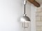 Space Age Brushed & Chrome-Plated Steel Pendant Light, 1970s, Image 1
