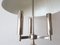 Space Age Brushed & Chrome-Plated Steel Pendant Light, 1970s, Image 3