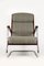 Vintage Bauhaus Cantilever Armchair in Checkered Grey Fabric, 1940s, Image 3