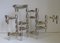 Portacandele modulari di Ceasar Stoffi & Fritz Nagel per BMF, anni '70, set di 11, Immagine 18