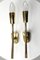 Tino Sconces by J.T. Kalmar for Kalmar, 1950s, Set of 2 3