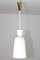 Opaline Glass Pendant Lamp from Rupert Nikoll, 1950s 1