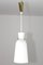 Opaline Glass Pendant Lamp from Rupert Nikoll, 1950s, Image 1