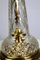 Crystal Glass & Brass Table Lamp, 1900s 6