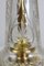 Crystal Glass & Brass Table Lamp, 1900s 7